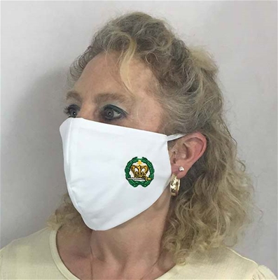 Amaranth White Face covering - Made in USA